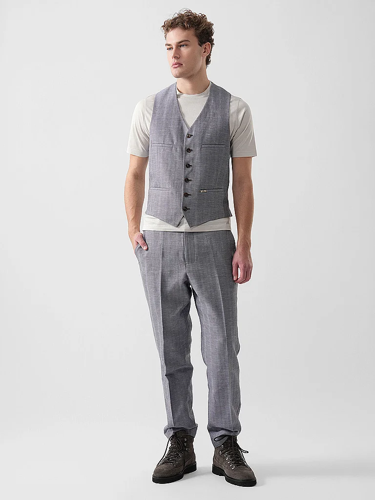 Luis Trenker Lusebastian Vest Light Blue 48 2